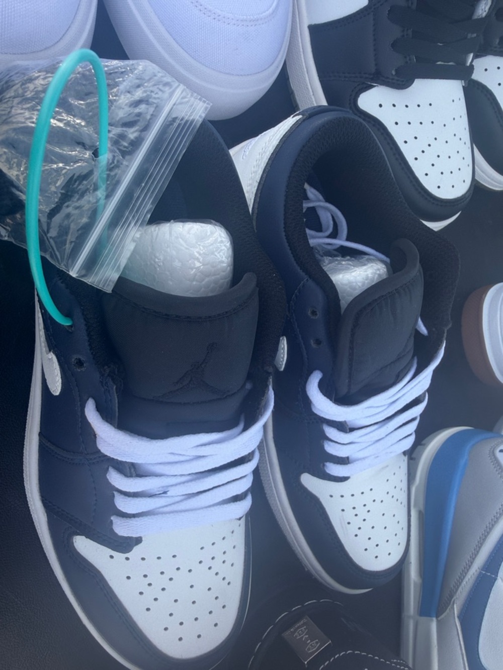 Nike Air Jordan 1 Low Black White Sneakers